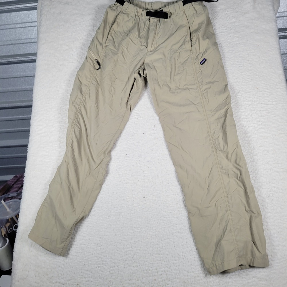Patagonia Gi III Hiking Pants Mens 29x31 Khaki Tan Nylon Belted Utility Outdoor
